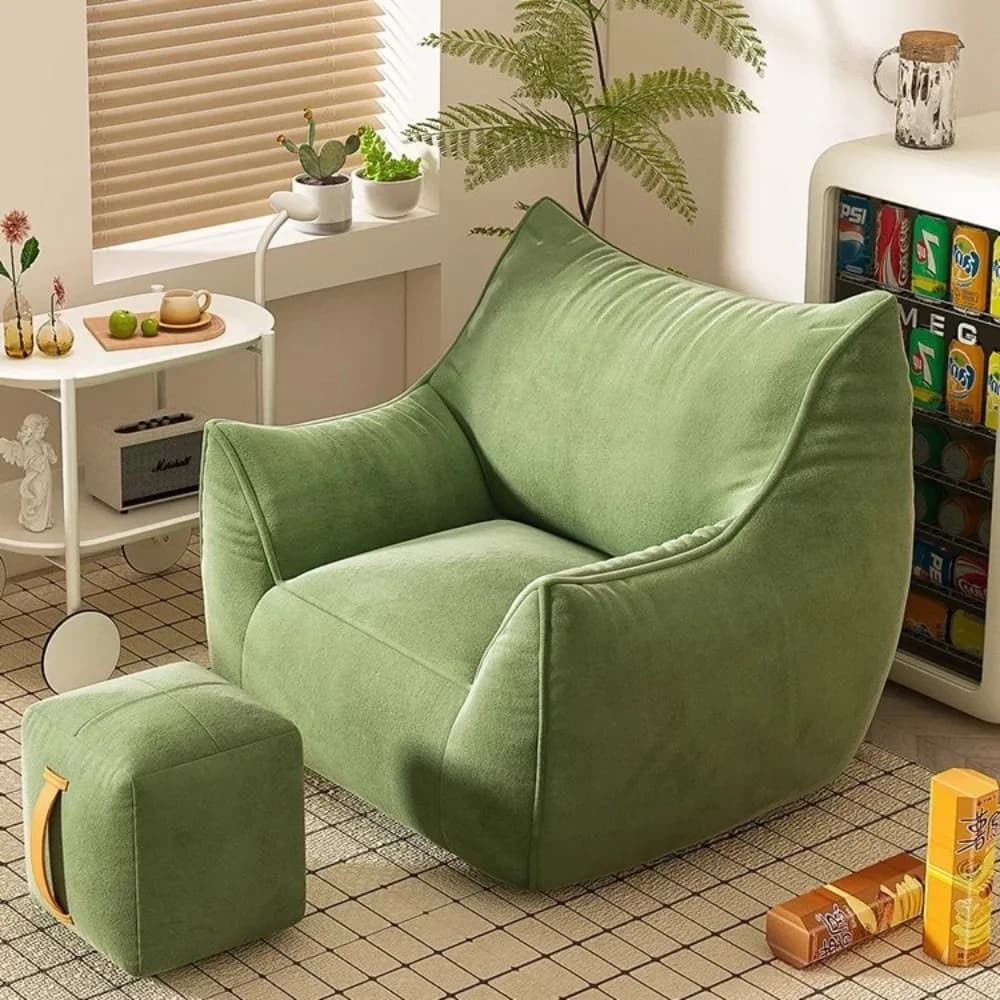Lazy Sofa Reclining and Sleeping Bean Bag Bedroom Single Sofa Bedside Tatami Balcony Casual Chair