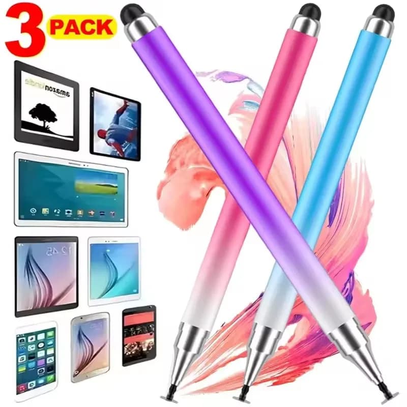 Penne touch per tablet con penna stilo universale a doppia testa da 1-4 pezzi per matita iPad Stilo da disegno per schermo per telefono cellulare IOS Android
