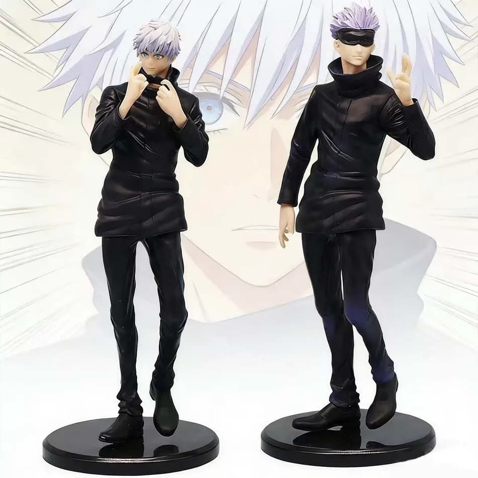 Statuetta Anime Jujutsu Kaisen di Gojo Satoru, 21cm, Action Figure in PVC, Modellino da Collezione, Giocattolo Regalo