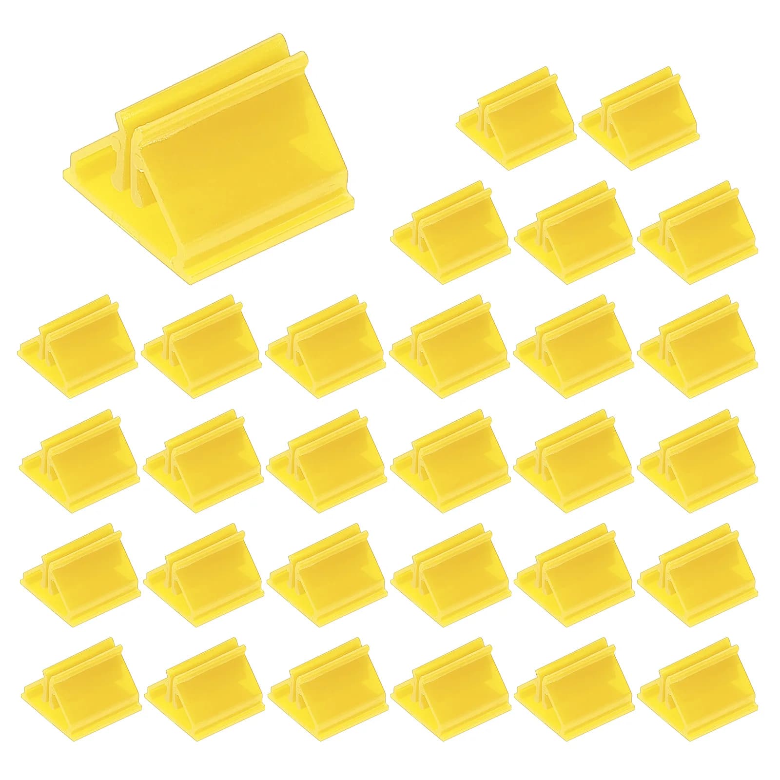 30/60 pezzi Mini supporti Segnaposto Porta carte in plastica Segnaposto per foto da tavolo Giochi Decorazioni per feste di nozze