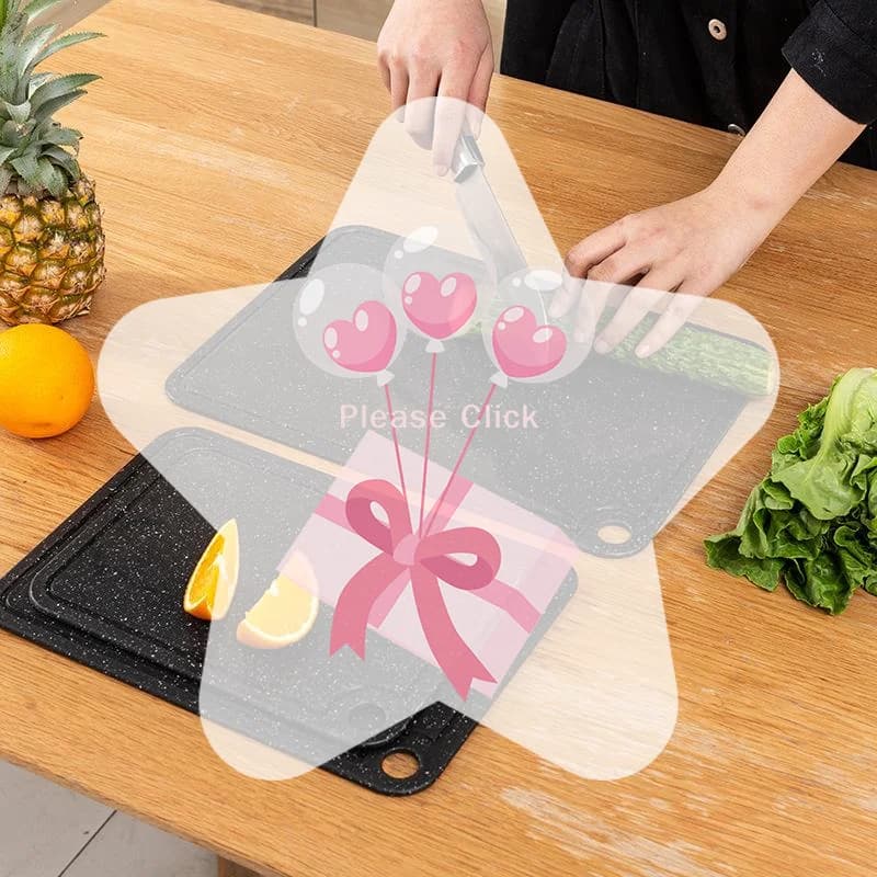 High Quality Kitchen Cutting Board Antibacterial Reversible Non Slip Chopping Board for Daily Meal Prep Home Cooking