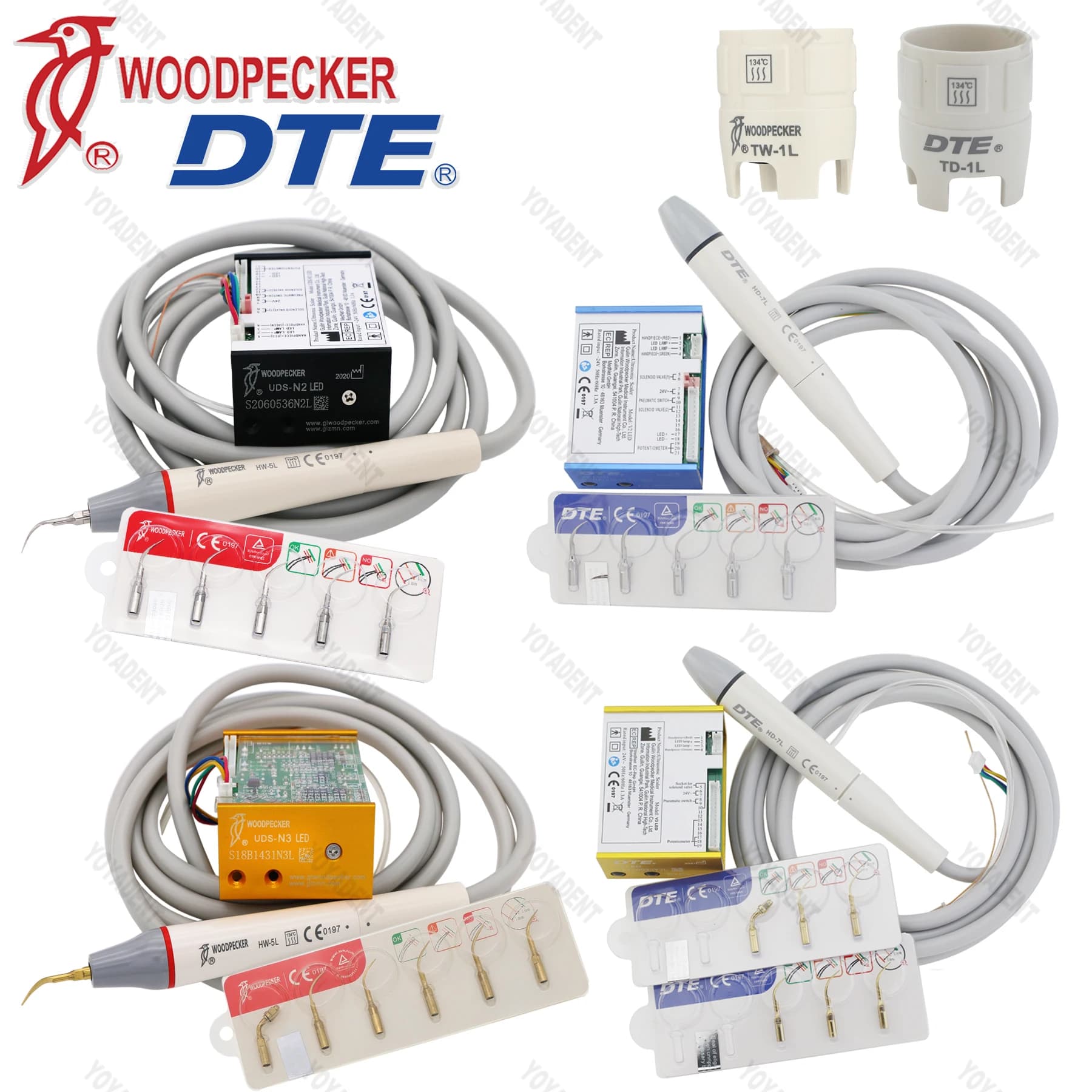 Original Picchio DTE Dentale Scaler Ultrasound Built-in UDS LED N2 N3 LED V2 V3 Fit EMS NSK ACTEON SATELEC teeth whitening
