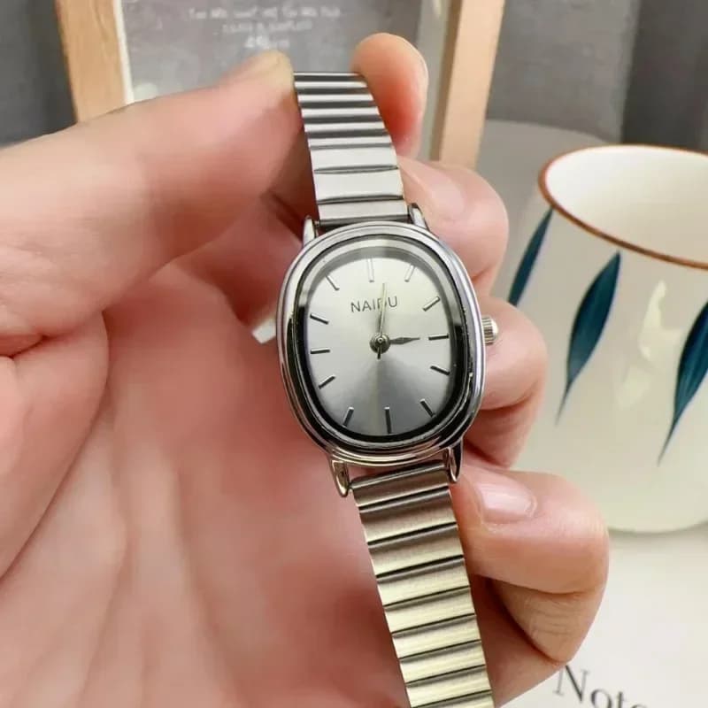 Orologio da donna al quarzo con quadrante ovale di marca da donna di lusso orologi da polso con cinturino in acciaio inossidabile Dropshipping Relojes Para Mujer