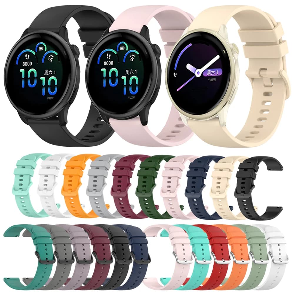 20mm 22mm cinturino in silicone per Garmin Venu 3 Band Forerunner 570 265 255 Vivoactive 6 5 Garmin Venu Sq 2 cinturino sportivo cinturino