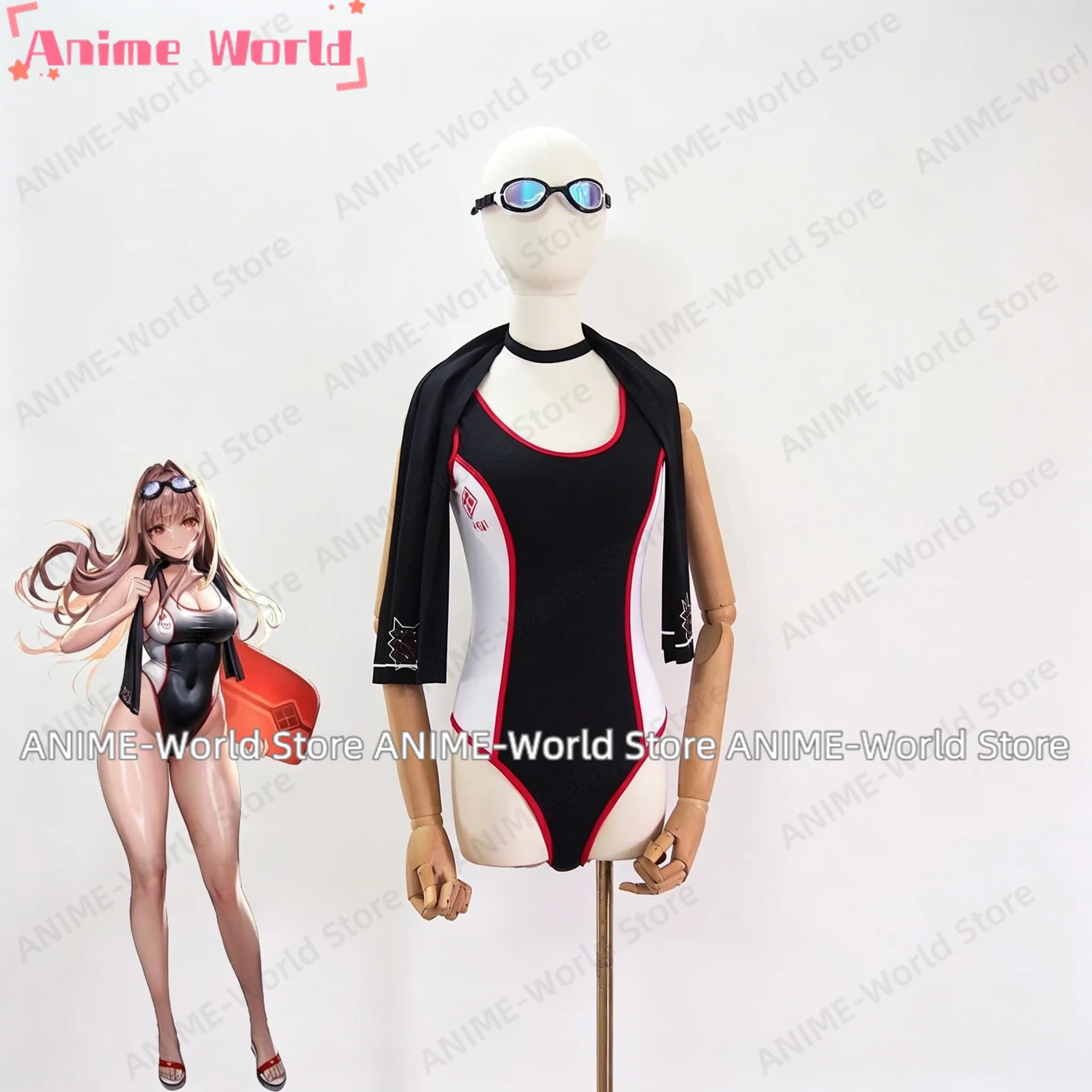 《Custom Size》Game Anime Rapi Women Jumpsuit Swimsuit Halloween Carnival Suit Halloween Carnival