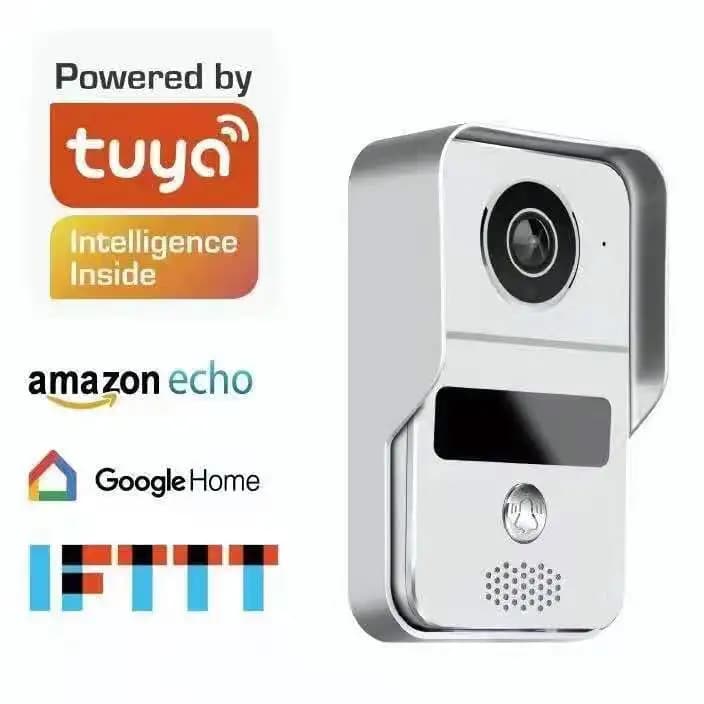 Tuya APP 2MP 1080P POE WIFI IP campanello citofono visore visivo per porta con carillon spioncino wireless visualizzatore videocitofono