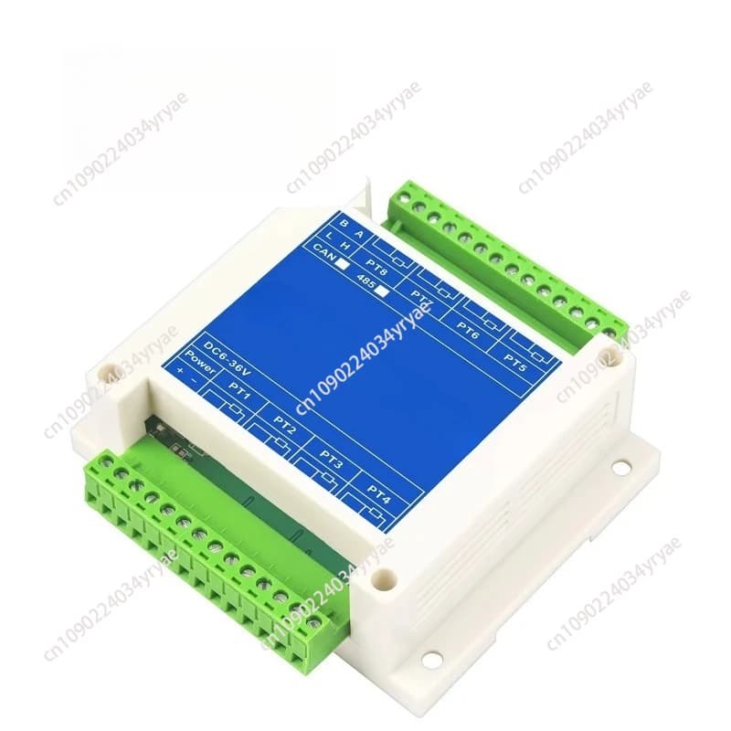 Modulo di acquisizione temperatura in uscita RS485 con sensore termocoppia tipo PT100 K/S/R/B/N/E/J/T a 2/4/8/16 canali