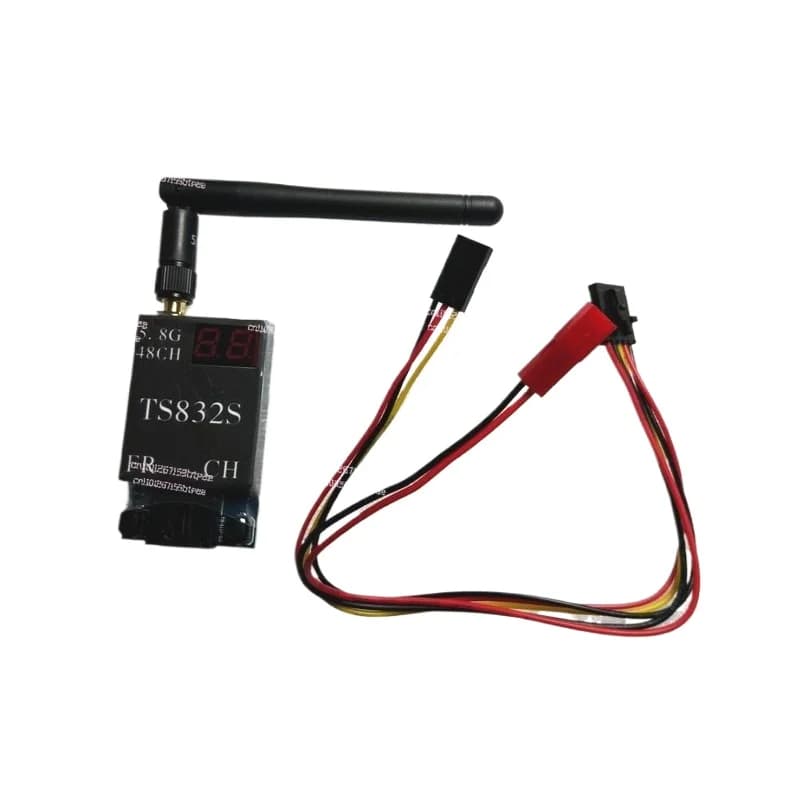 Trasmissione di immagini 5.8G trasmettitore ts-5W ts832 set FPV wireless ventola per telecamera aerea ad alta potenza