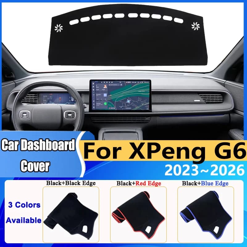 Dash Zerbino car dash cover for XPeng G6 F30 2023 2024 2025 2026 Solar protection Pad Anti-slip cushion Anti-UV Solar protection Accessories
