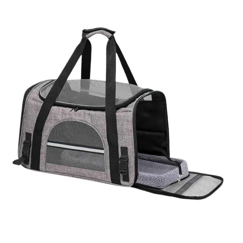 Fashion Pet Backpack, Portable Comfortable Breathable Cat Carrier, Double Shoulder Pet Handbag for Outdoor Travel