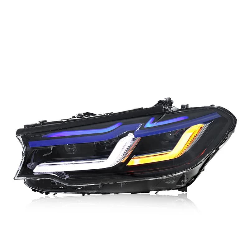 Fari anteriori LED gialli + bianchi DRL per BMW Serie 5 G30 G38 2021-2023