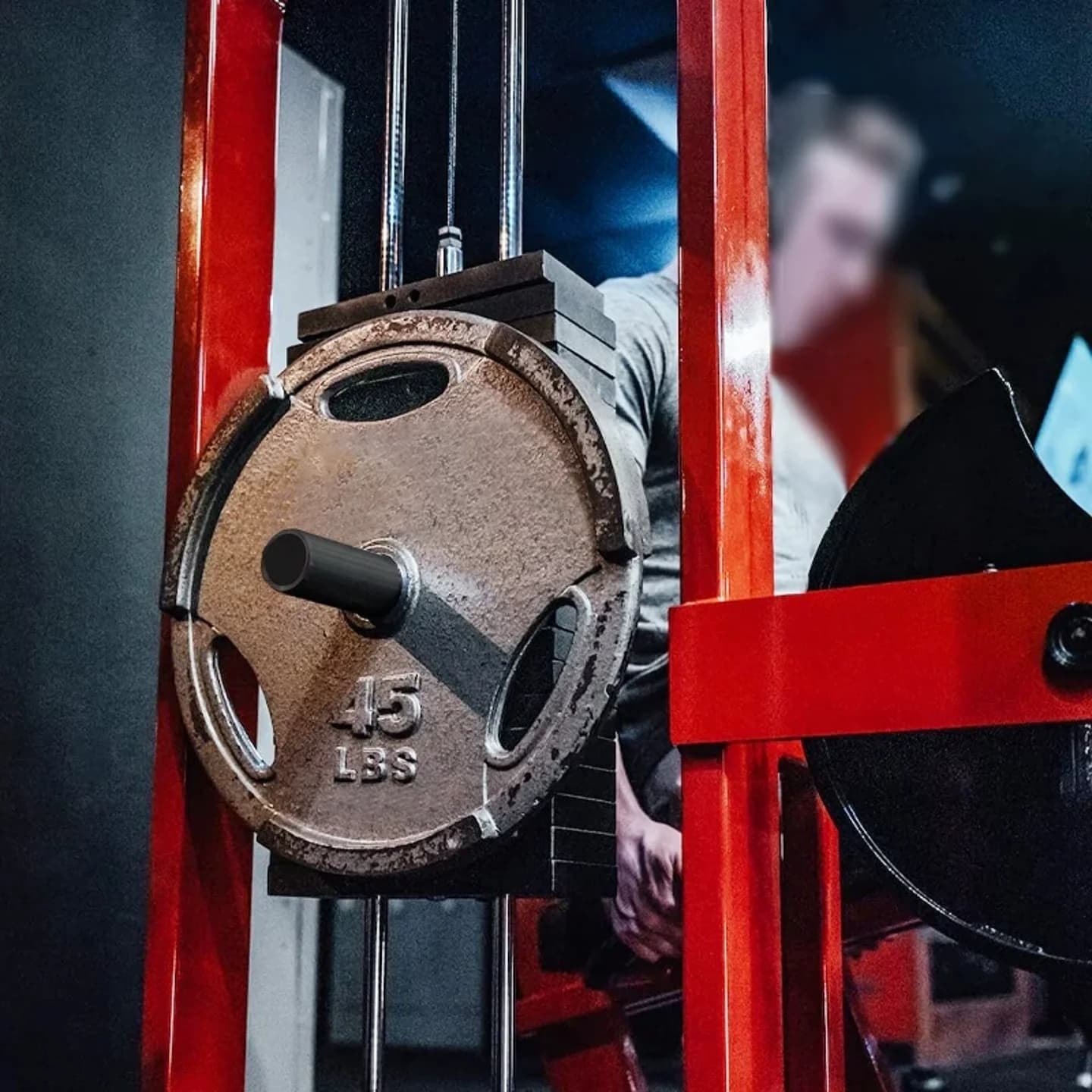 Adattatore di estensione per perno del pacco pesi Premium 8mm/10mm per Home Gym, Perno di carico per dischi bilanciere, Componenti di aggiornamento per attrezzature da palestra