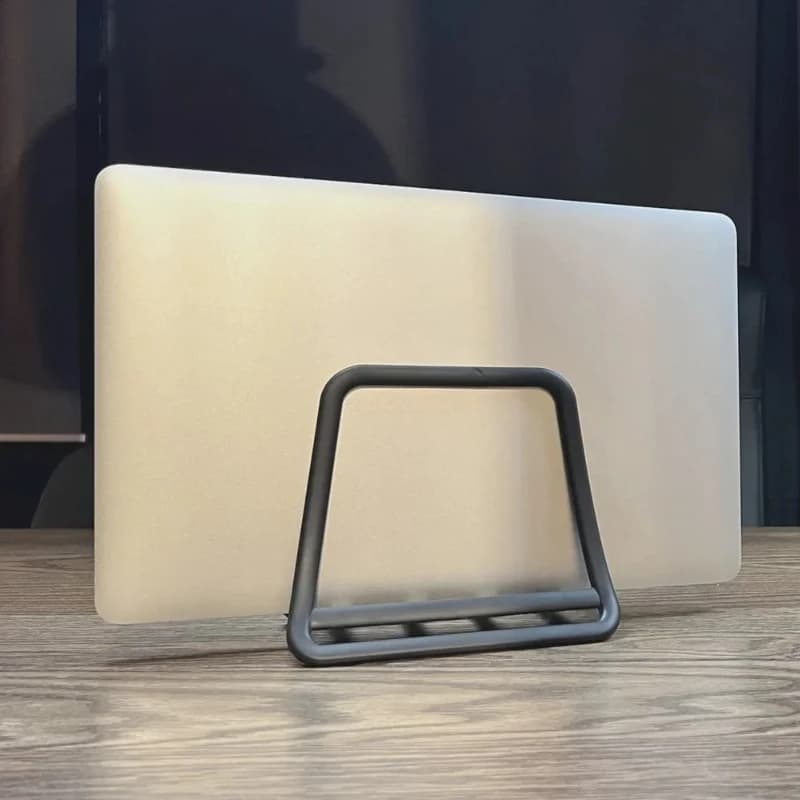 Supporto universale verticale per laptop e tablet, supporto pieghevole da scrivania per tablet, base per laptop, supporto multiuso
