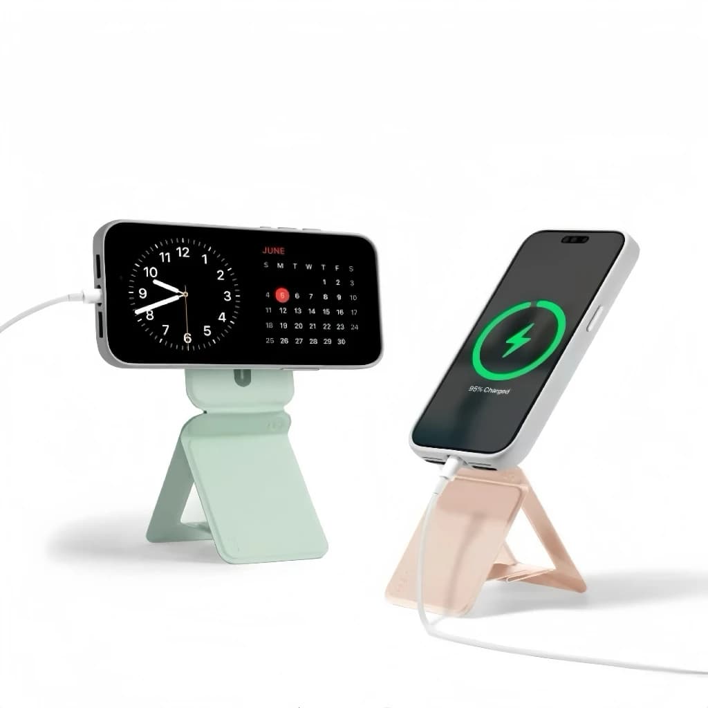 Supporto per treppiede mobile compatibile con iPhone con regolazione dell'angolo e potenti magneti Bene come selfie stick invisibile MagSafe