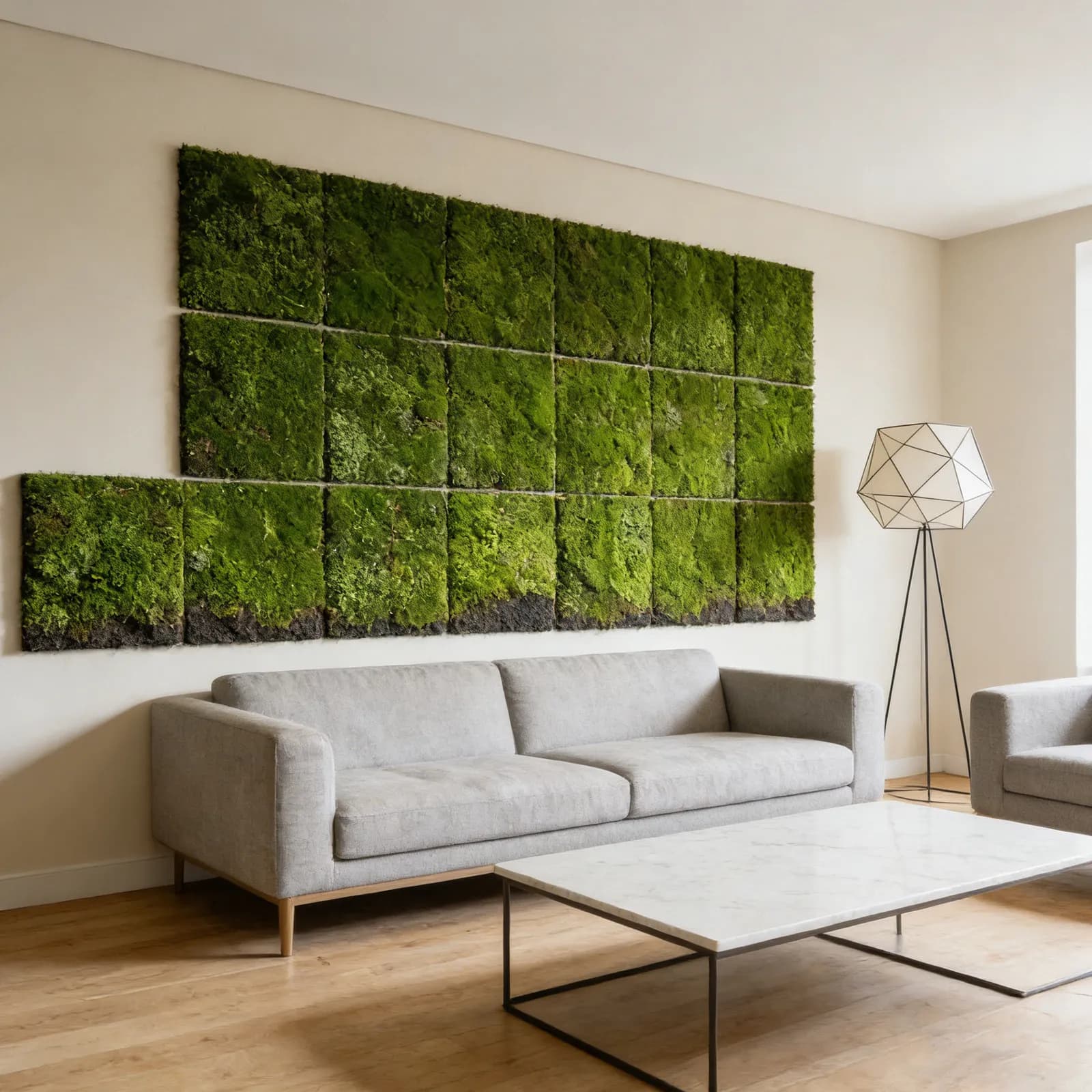 2 Pezzi Tappeto in Erba Sintetica Effetto Muschio, Tappetino in Finta Erba Artificiale per Interni ed Esterni, Casa, Giardino, Decorazioni per Matrimoni