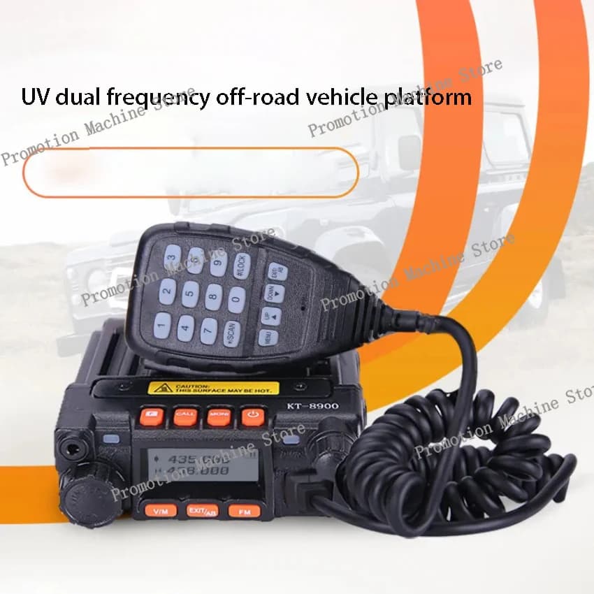 KY-8900 Walkie Talkie per mini auto Stazione radio per auto a doppio segmento Stazione radio per auto Interfono per veicoli fuoristrada a doppia frequenza UV