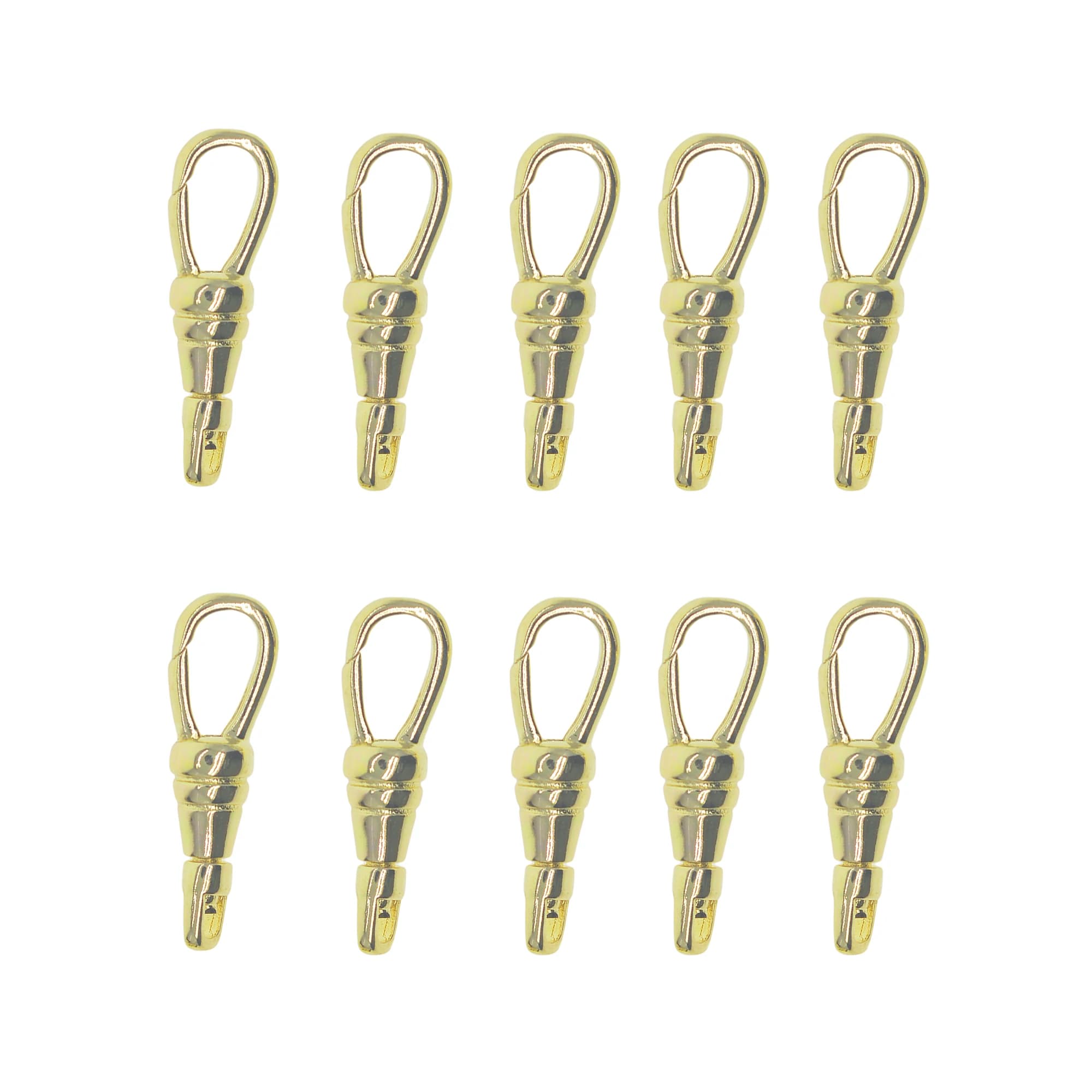 10 pz 1 pollice 26mm oro PLT corea piccolo orologio da tasca in ottone massiccio Clip girevole catena molla moschettone fibbia fai da te Acc