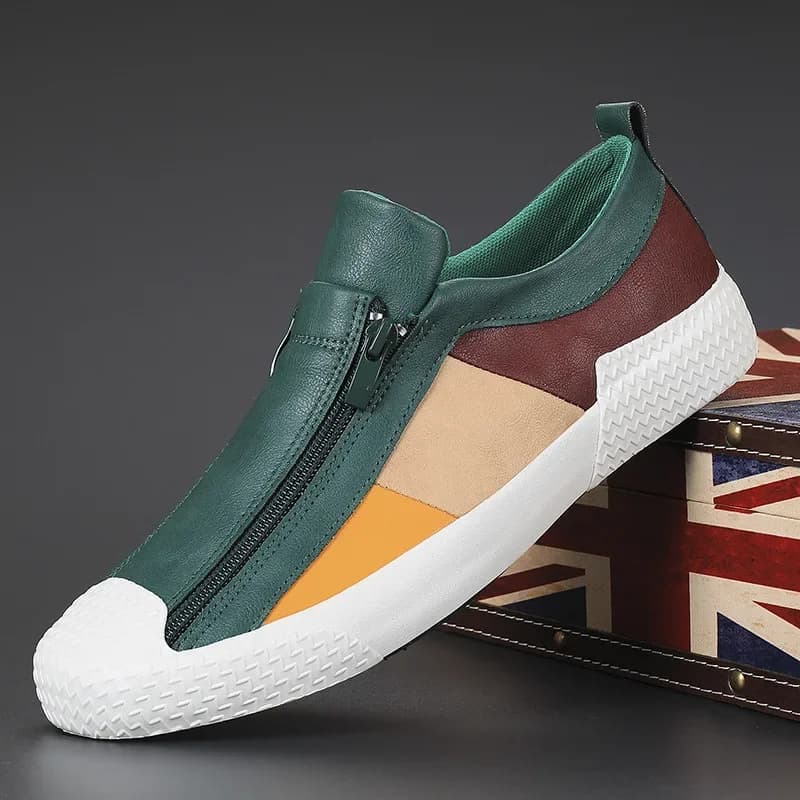 Scarpe Casual in pelle fatte a mano per uomo scarpe Design Sneakers uomo scarpe comode in pelle mocassini da uomo vendita calda mocassini guida