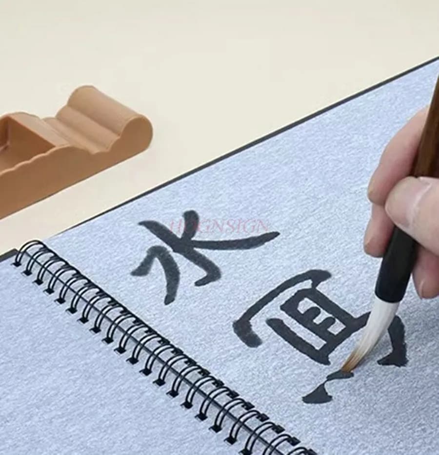 1pcs Thickened imitation rice paper, blank water writing cloth, brush calligraphy, adult beginner practice set