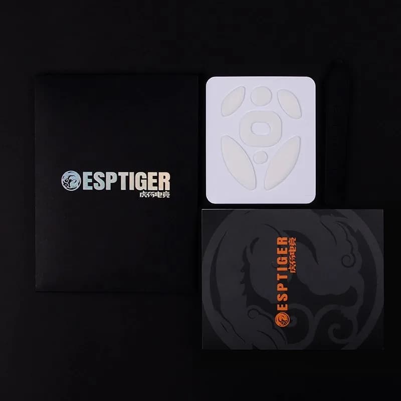 1 Confezione Originale Esptiger ICE V2 Mouse Pattini Per Lamzu Thorn 4K Mouse Bianco Arc Esports PTFE Mouse Piedi Scivola
