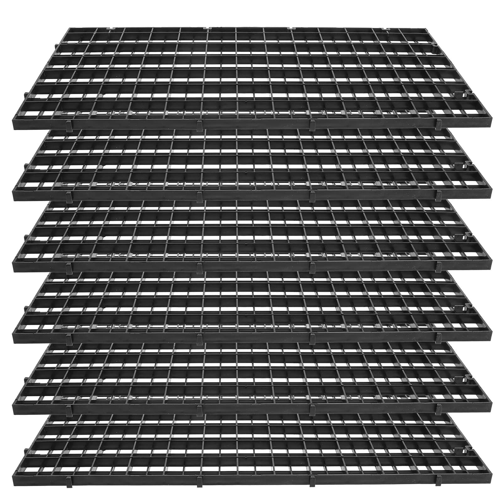 6 pezzi divisore di isolamento per acquario filtro in plastica piastra a griglia supporto per rete per acquario scheda di separazione per acquario forniture per acquario