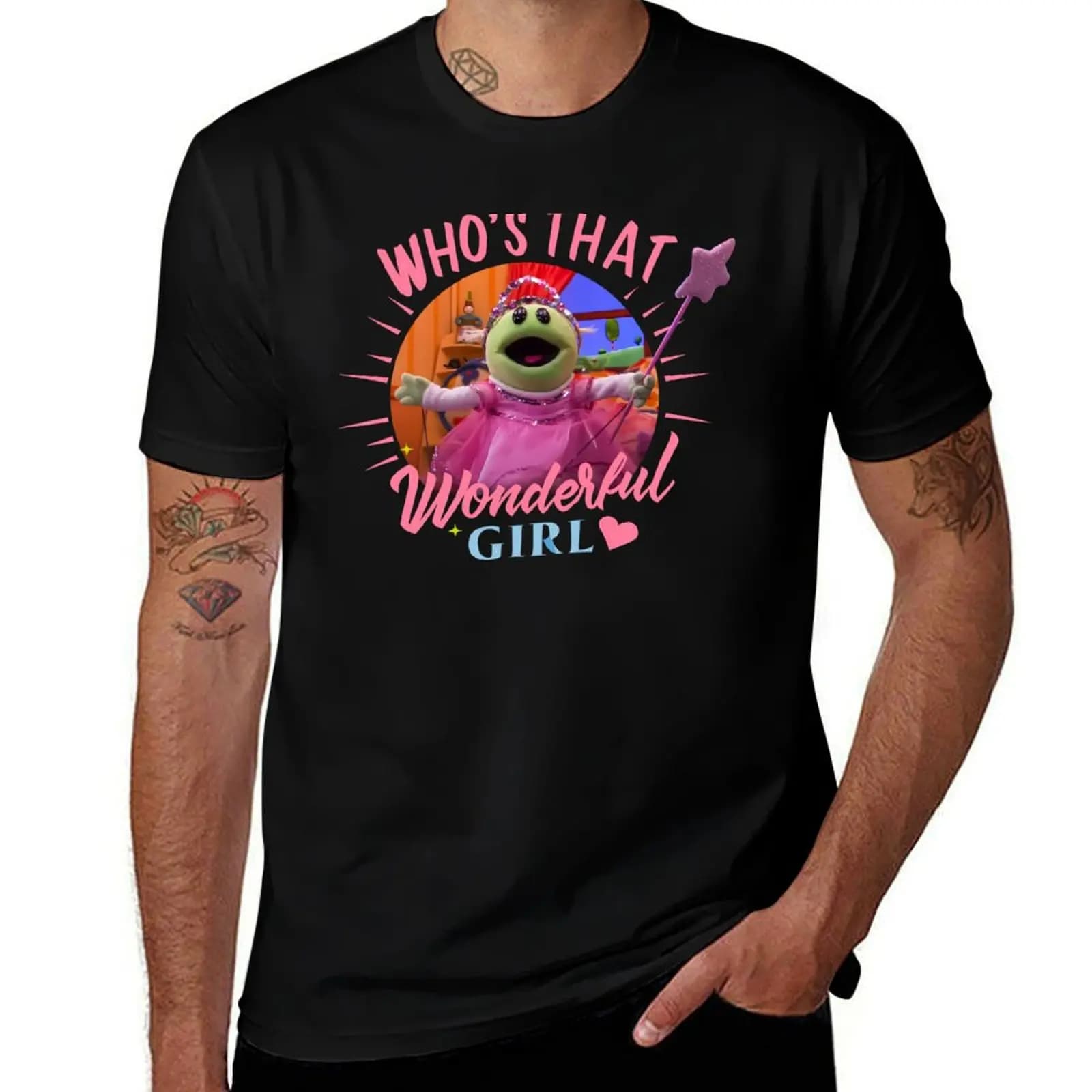 Nanalan: Who's That Wonderful Girl - Kids' Show Monster Fun! T-Shirt Plus Size Loose Short Sleeve Top