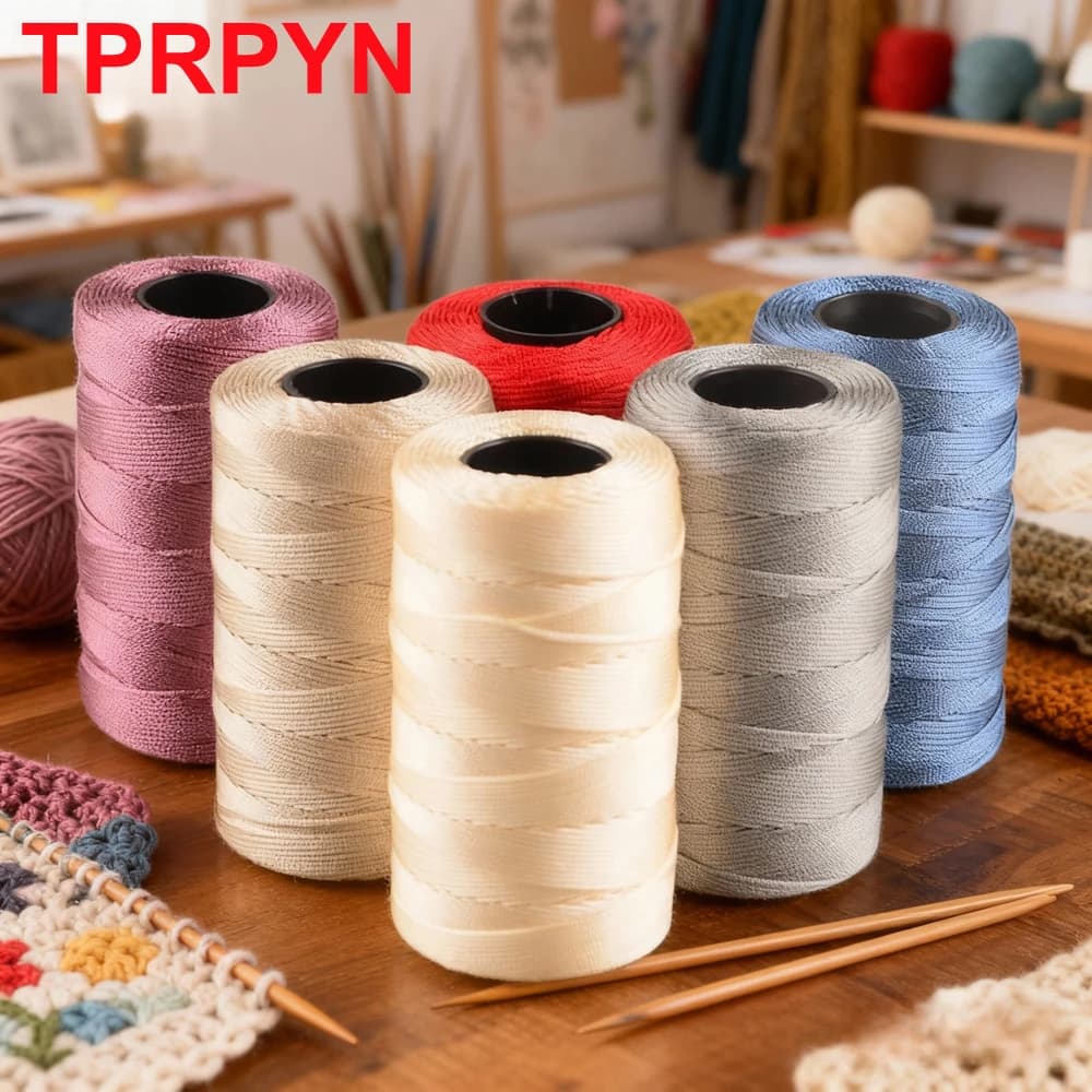 1Pc 100g 230M Seta del Ghiaccio Filato Luminoso Sottile Ghiaccio Misto Filo Intrecciato Per Il FAI DA TE Lavoro A Mano Crochet linea Borsa Cappello borsa scarpa