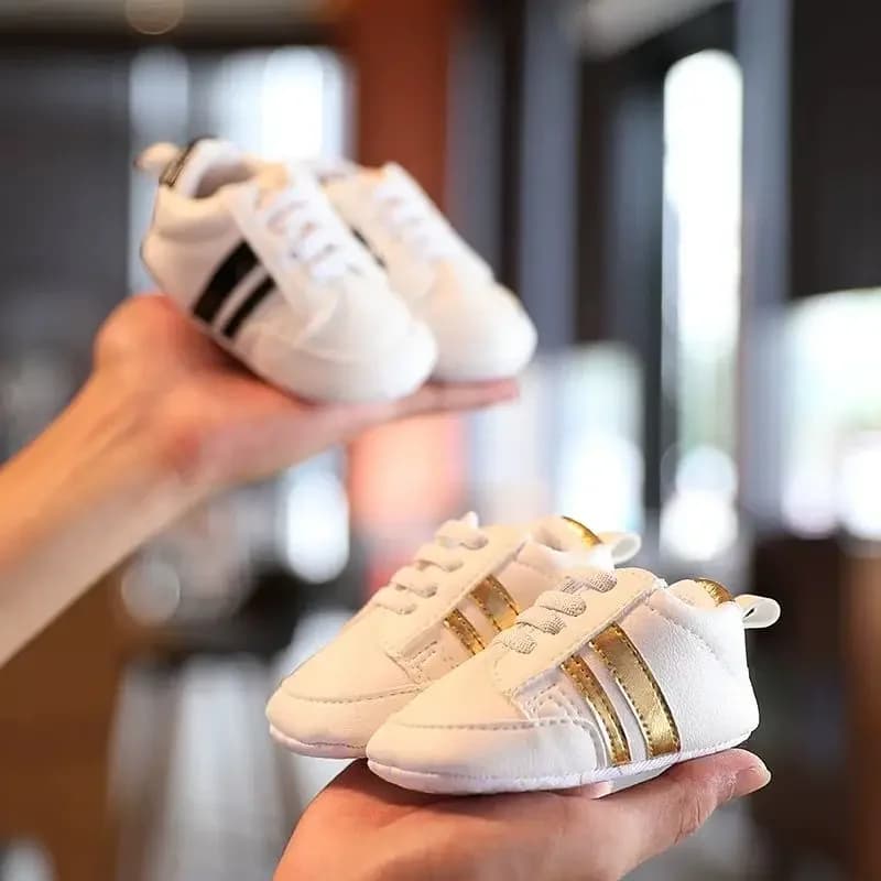 0 3 6 18 mesi Neonati Scarpe da pavimento antiscivolo Scarpe da passeggio per Toddelrs Ragazze Ragazzi Scarpe da ginnastica con suola morbida Mocassini Calzature per bambini
