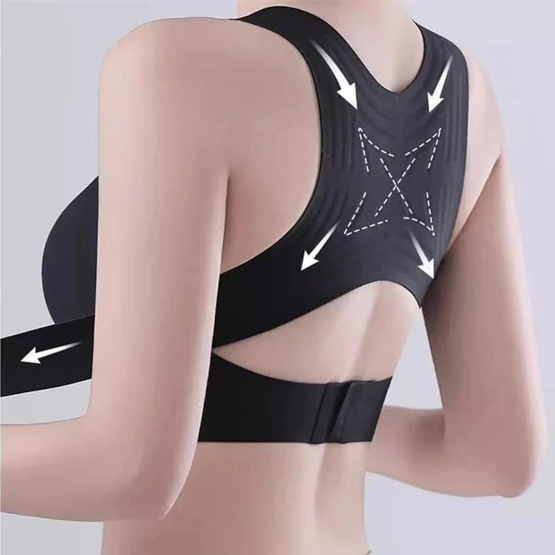 Lifting Shaping Back-Shaping Underwear for Small Breasts Women's Front-button Seamless Anti-Sagging Sports Bra