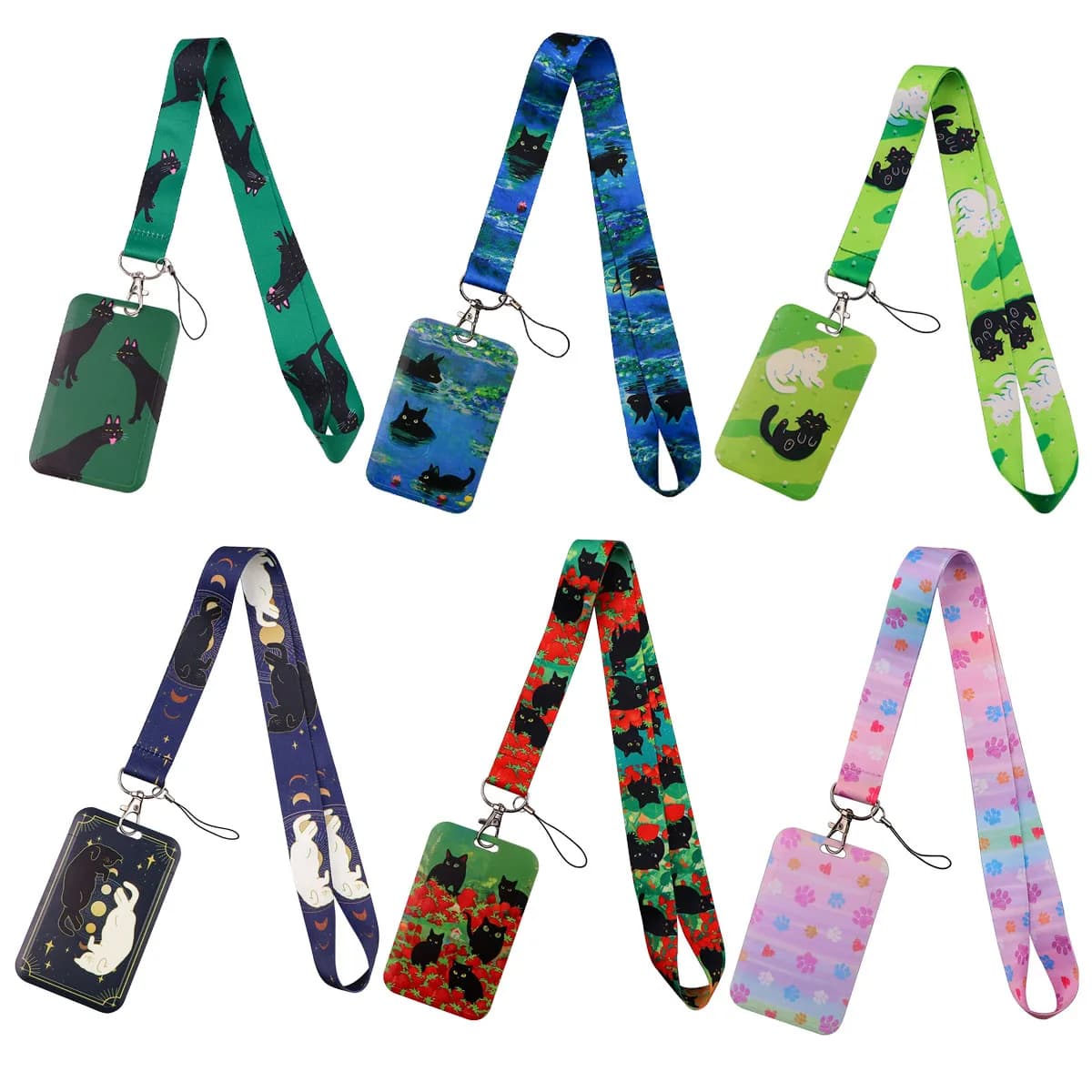 Agile Animals cordino per portachiavi ID Card Cover passaporto studenti cellulare USB Badge Holder portachiavi accessori per cinturini al collo