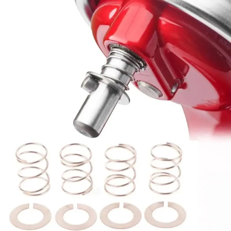 Set da 2/4 pezzi di molle e rondelle in acciaio inossidabile, confezione da 4, adatte per robot da cucina Kitchenaid 3.5/4/5/6/7/8Qt, accessori per mixer Kitchen Aid