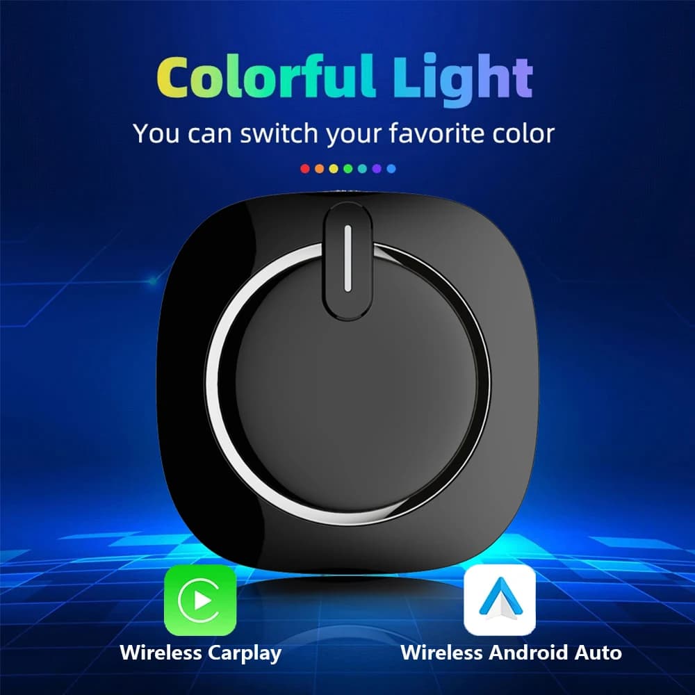 3in1 Android 13 Wireless CarPlay Play Smart Ai Box Auto USB WIFI Auto Adapter For Youtube Netflix Universal TV Box Plug GT7S