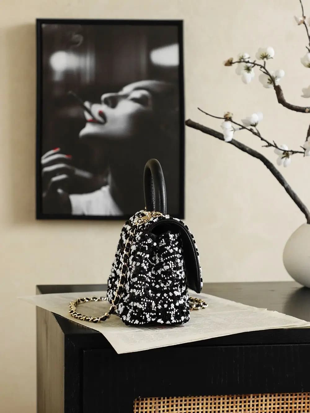 Elegante Borsa a Tracolla in PU Goffrato per Donna, Minimalista per Uso Quotidiano, Casual, con Tracolla Regolabile