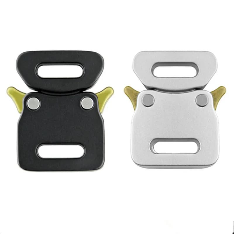 13/20/25mm Fibbie a sgancio automatico in metallo Fibbia di regolazione della cintura Borsa fai da te Bagagli da esterno Vestiti Moschettone Clip