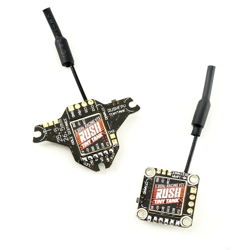 RUSH TINY TANK Transmitter Nano VTX 48CH 350mW 5V input with LED expansion board FPV transmitter for RC FPV Racing Drone