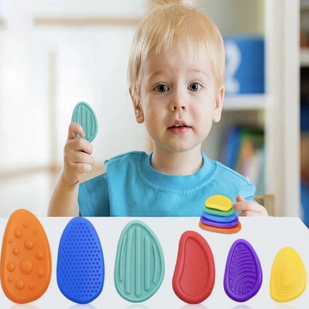 3 Pz/24 Pz Set Agitarsi Giocattoli Adulti Sensoriale Pietra di Silicone Strutturata per Autismo Bambini Calmante Agitarsi Giocattoli Alleviare Lo Stress