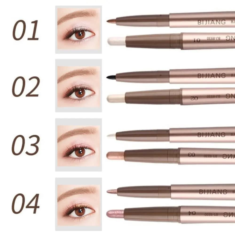 Lying Silkworm Silkworm Contour Pen White Pearl Glitter Umbrella Stick Pen for High Gloss Lighting Shade