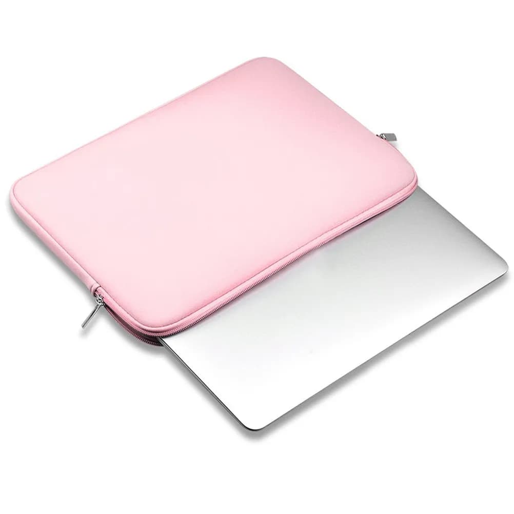 Borsa con cerniera per laptop da 13, 13.3, 14 pollici, antipolvere, resistente all'acqua, leggera, portatile, antiurto