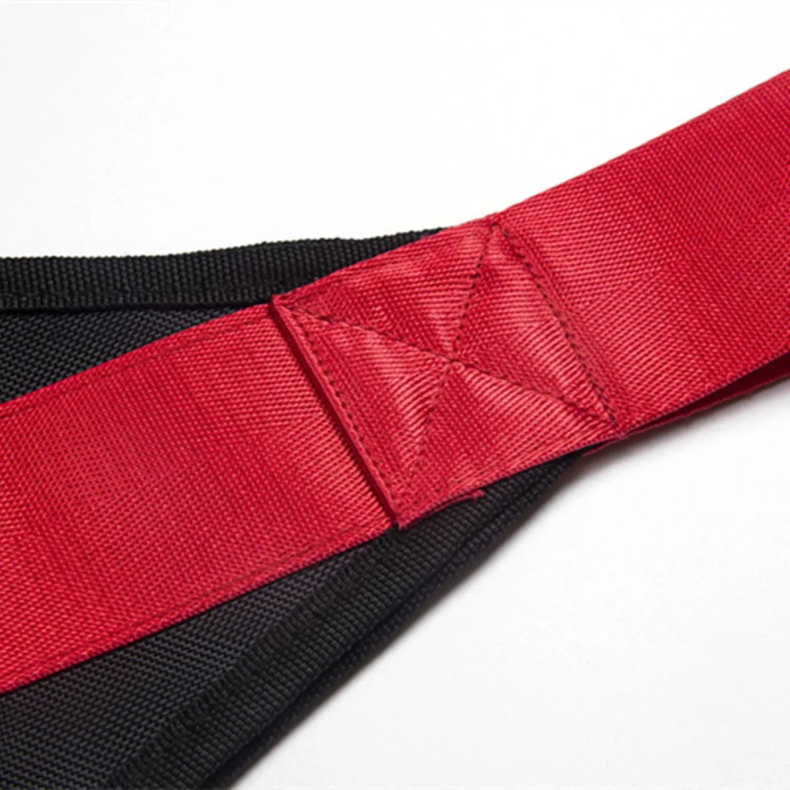2 Pieces Hanging Ab Straps Robust Steel Carabiners Pull-up Bar Ab Slings Abdominal Training Straps Lightweight & Portable