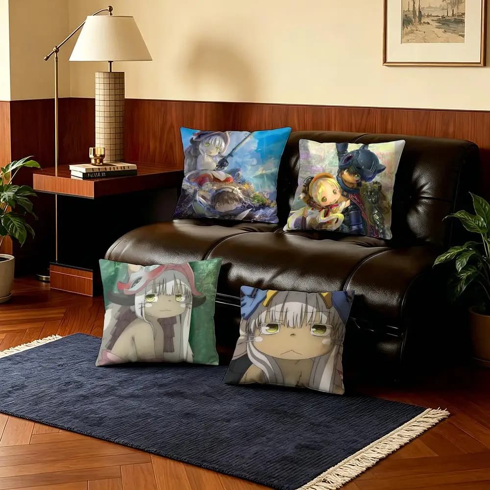 Fodere per cuscini Adventure M-Made in AbyssS, 4 pezzi, in peluche corto ultra morbido, 40x40 45x45, stile Boho per divano e camera da letto