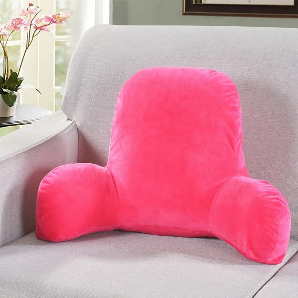 Cuscino Comfort con Braccioli, Supporto Lombare in Cotone PP Tinta Unita per Divano, Supporto per la Schiena per la Lettura