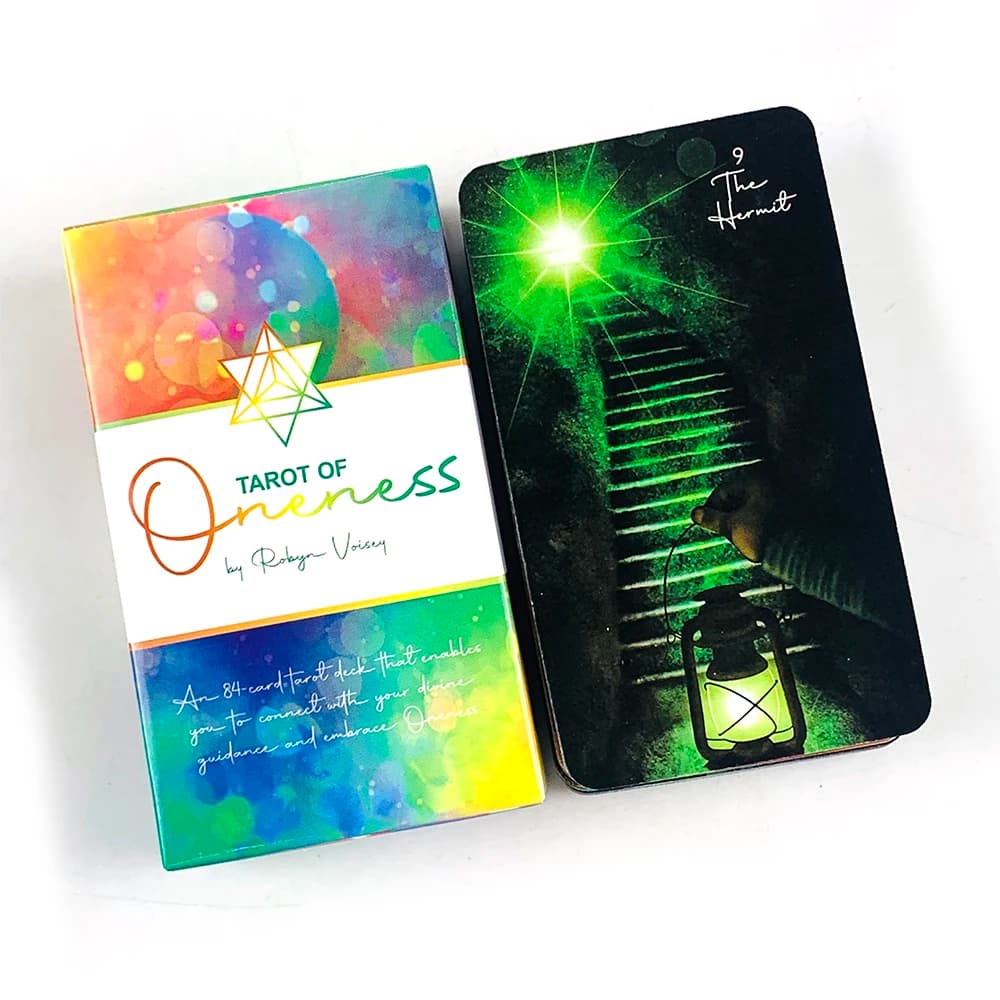 Tarocchi dell'Oneness: Mazzo di 84 Carte Oracolo, Tarocchi Squisiti, Perfetti per Divinazione, Guida Spirituale e Collezionisti