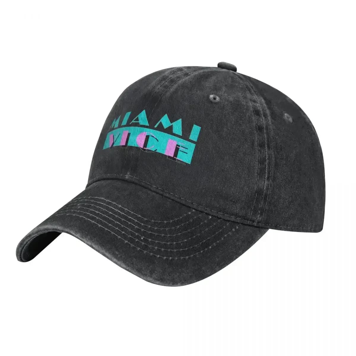 Miami Vice - Spettacoli televisivi - Berretto da baseball laterale Cappello da baseball selvaggio Cappello da golf Cappello con pompon per protezione solare da donna da uomo