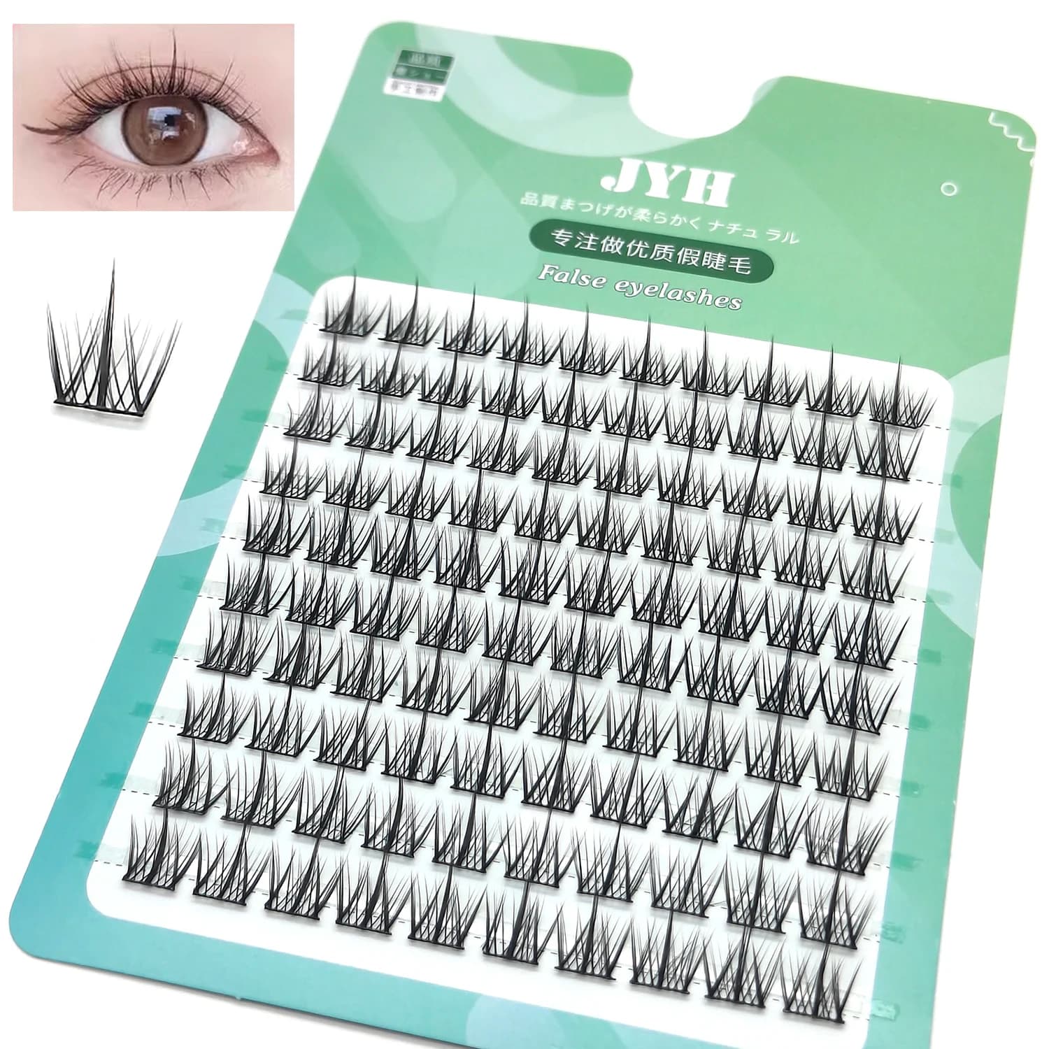 ADIYA FAI DA TE Cluster Ciglia Segmentate Individuali Russo Wispy C Curl Ciglia Finte Estensione Ciglia Bundles Trucco Fai Da Te A Casa