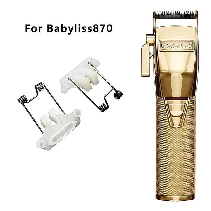 Accessori per tagliacapelli Tagliacapelli Testa oscillante Blocco guida per tagliacapelli Parti di ricambio per tagliacapelli con molla di tensione per Babyliss870