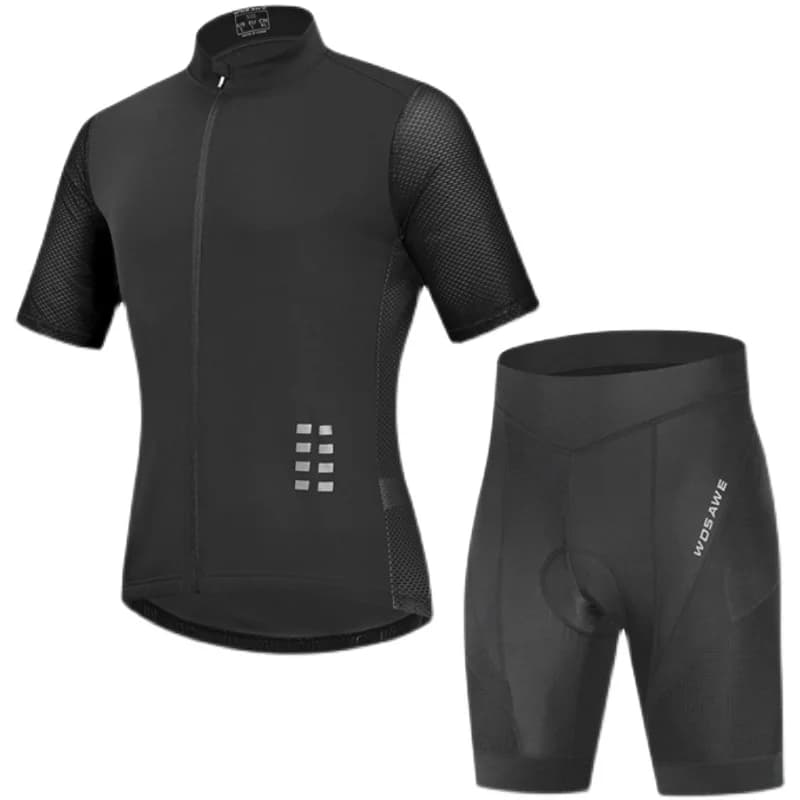 Sport all'aria aperta top a maniche corte ad asciugatura rapida traspirante traspirante bicicletta pantaloncini in silicone tuta da ciclismo abbigliamento P54