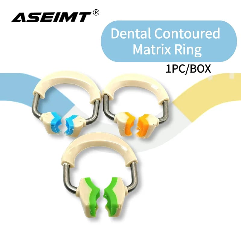 Strumenti per Laboratorio Odontotecnico: Anelli Matrice Stile Garrison, Bande Matrice in NiTi, Matrici Sezionate Sagomate, Kit di Clip e Morsetti in Plastica