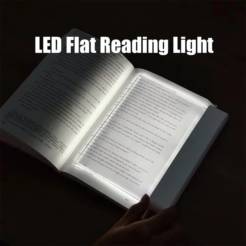 Lampada da Lettura LED, Luce per Libri a Batteria per Studenti, Luce Notturna per la Cura degli Occhi, Lampada da Scrivania Portatile per Lettura in Interni, Lampada da Studio da Comodino