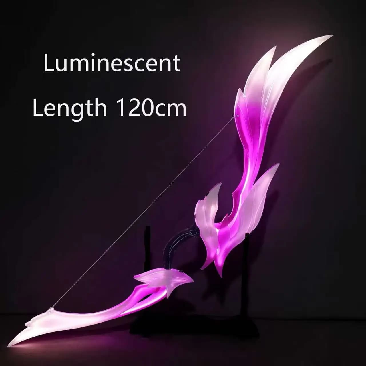 Arco e Bastone Luminosi per Cosplay di Cyrene, Accessorio per il Gioco Honkai Star Rail, Prop per Costume di Halloween e Natale