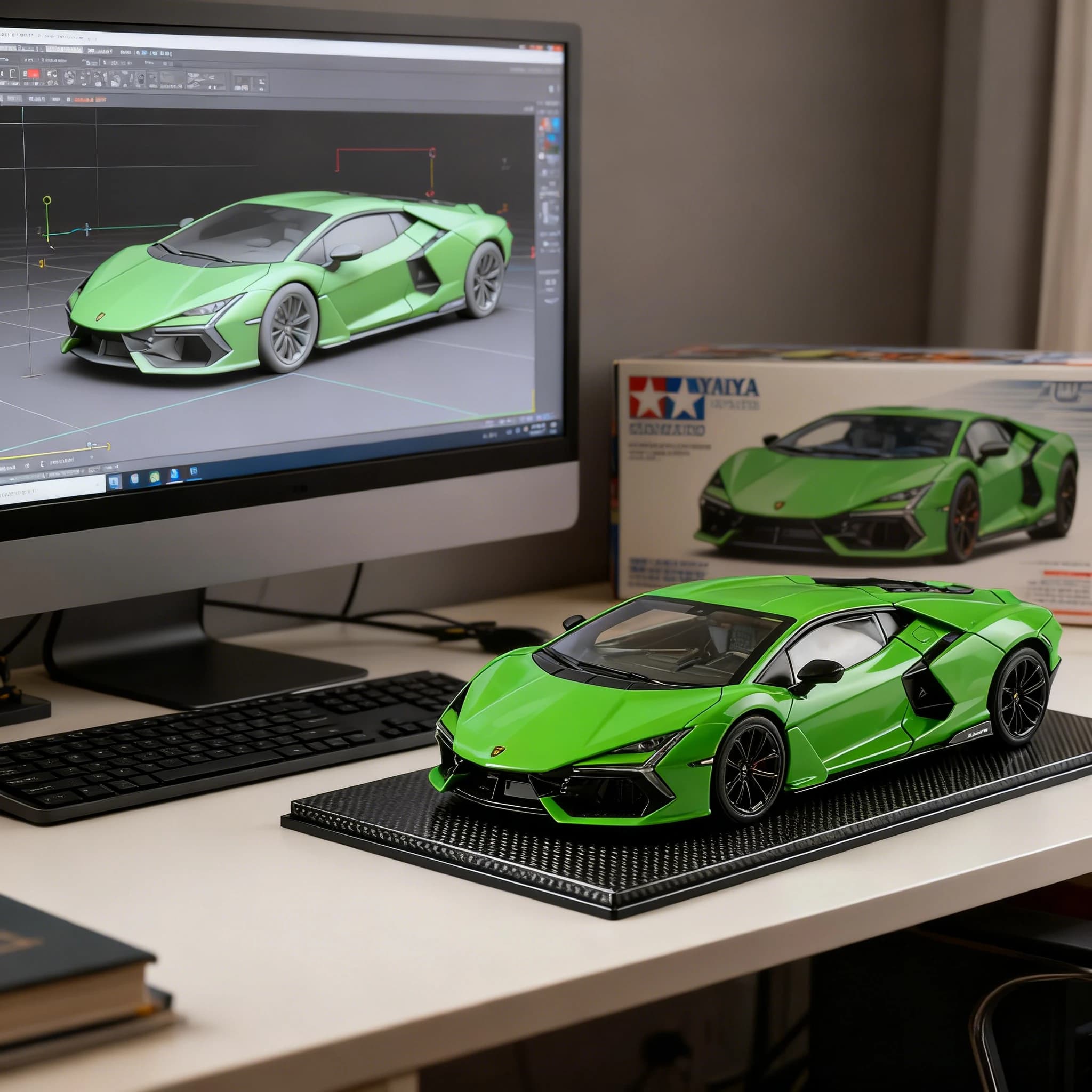 1:18 Lamborghini Revuelto Pressofuso In Lega Modello di Auto Suono Luce Bambini Giocattoli Collezione Hobby Regali Con Ragazzi Bambini Presente